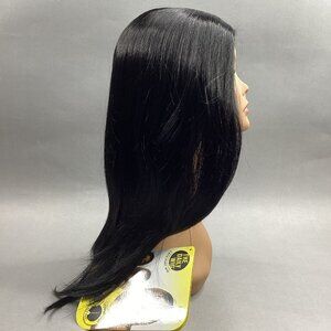 Moira Long Straight #1 Jet Black Premium Synthetic Lace Part Wig